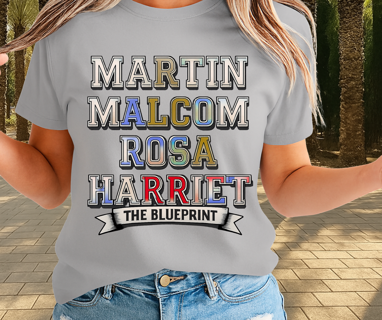 Martin Malcom Rosa Harriet - African Pride Shirt