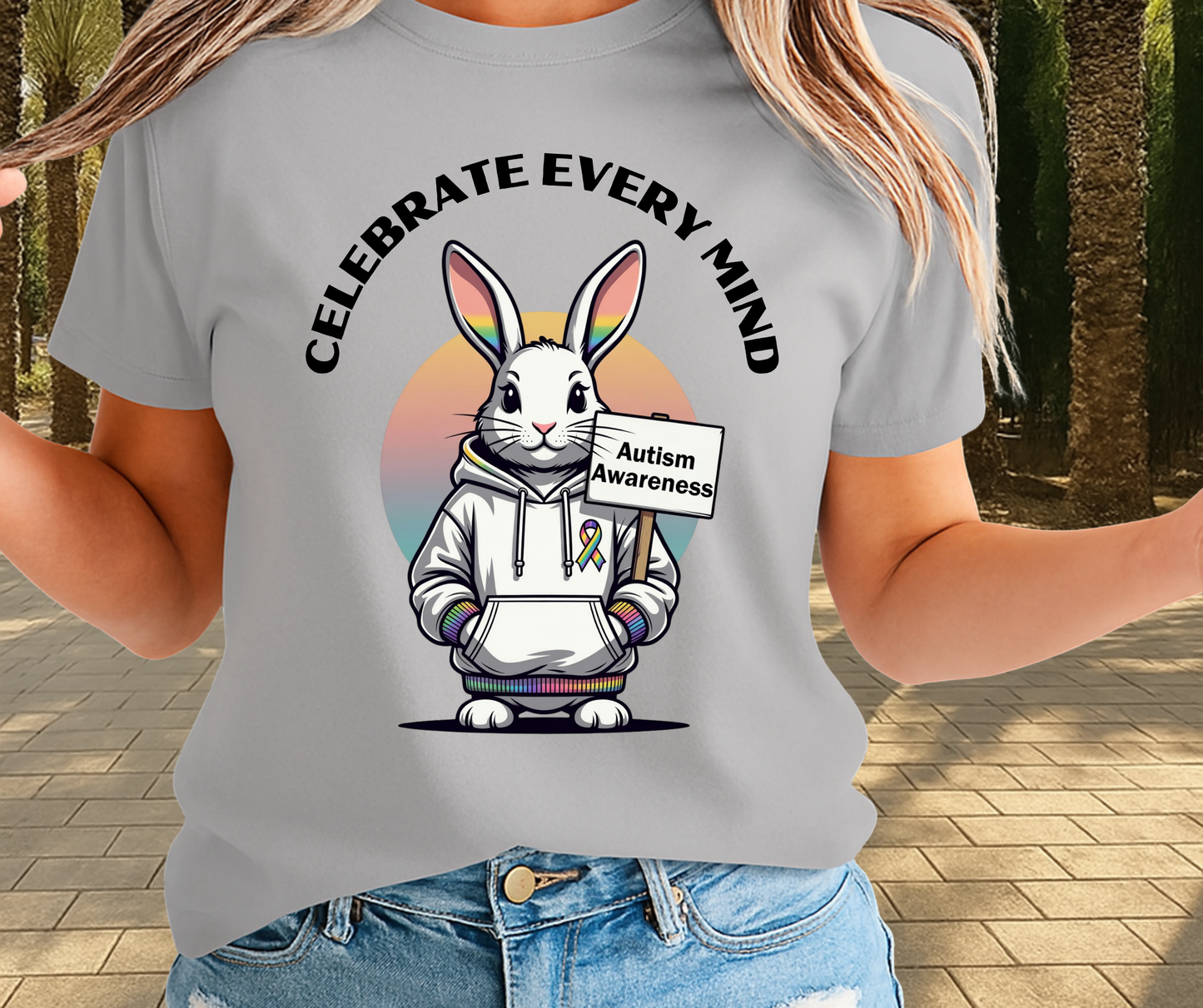 Cute Easter Fashion Apparels - Celebrate Every Mind Graphic Shirt