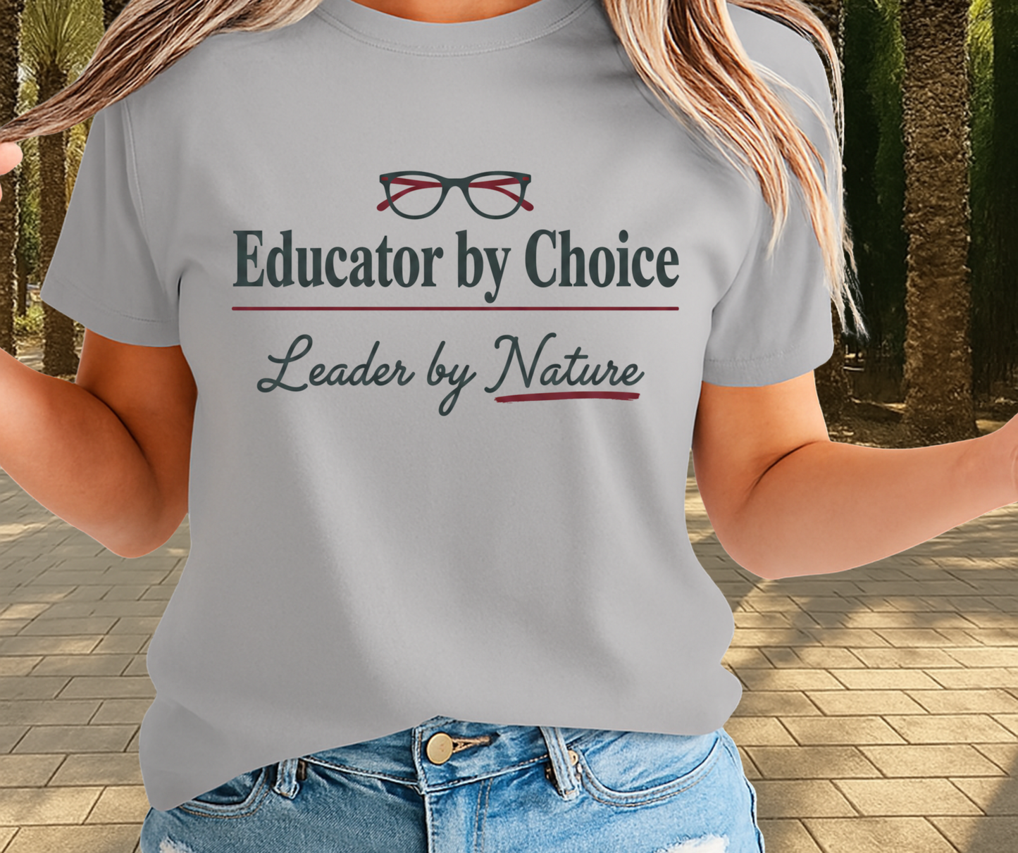 Educator By Choice Leader By Nature Graphic Tee - African Pride Shirt