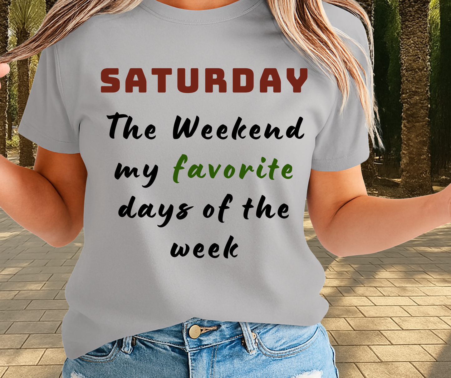 Funny Days Of Week Shirt - Funny Graphic Quirky Tee