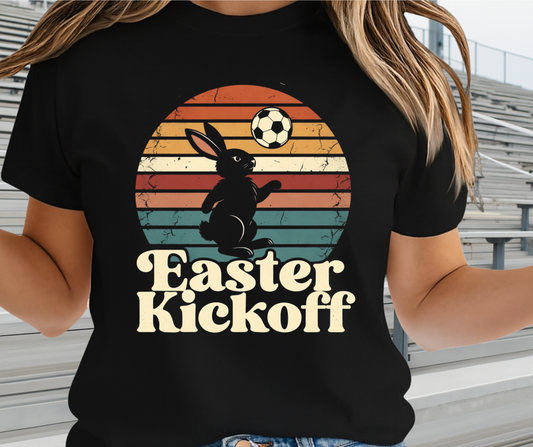 Easter Kickoff Soccer Fan Graphic Shirt - Cute Easter Clothing