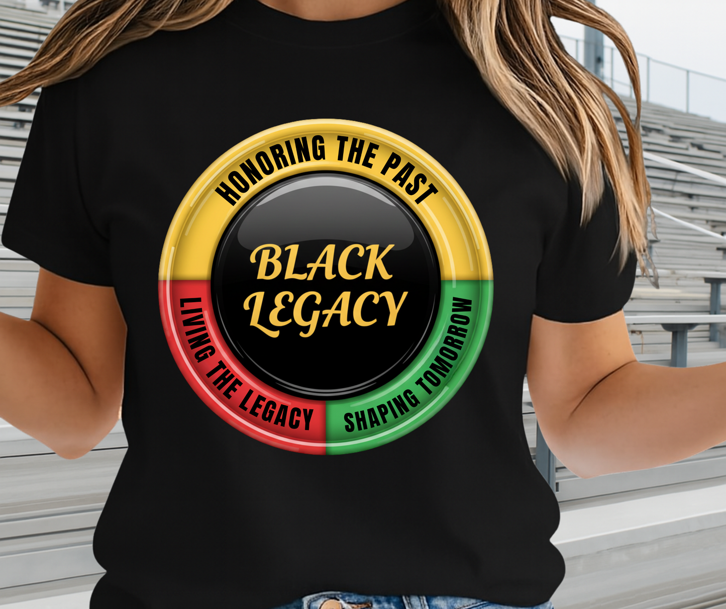 Black History Honouring The Past Graphic Tee - African Pride Shirt