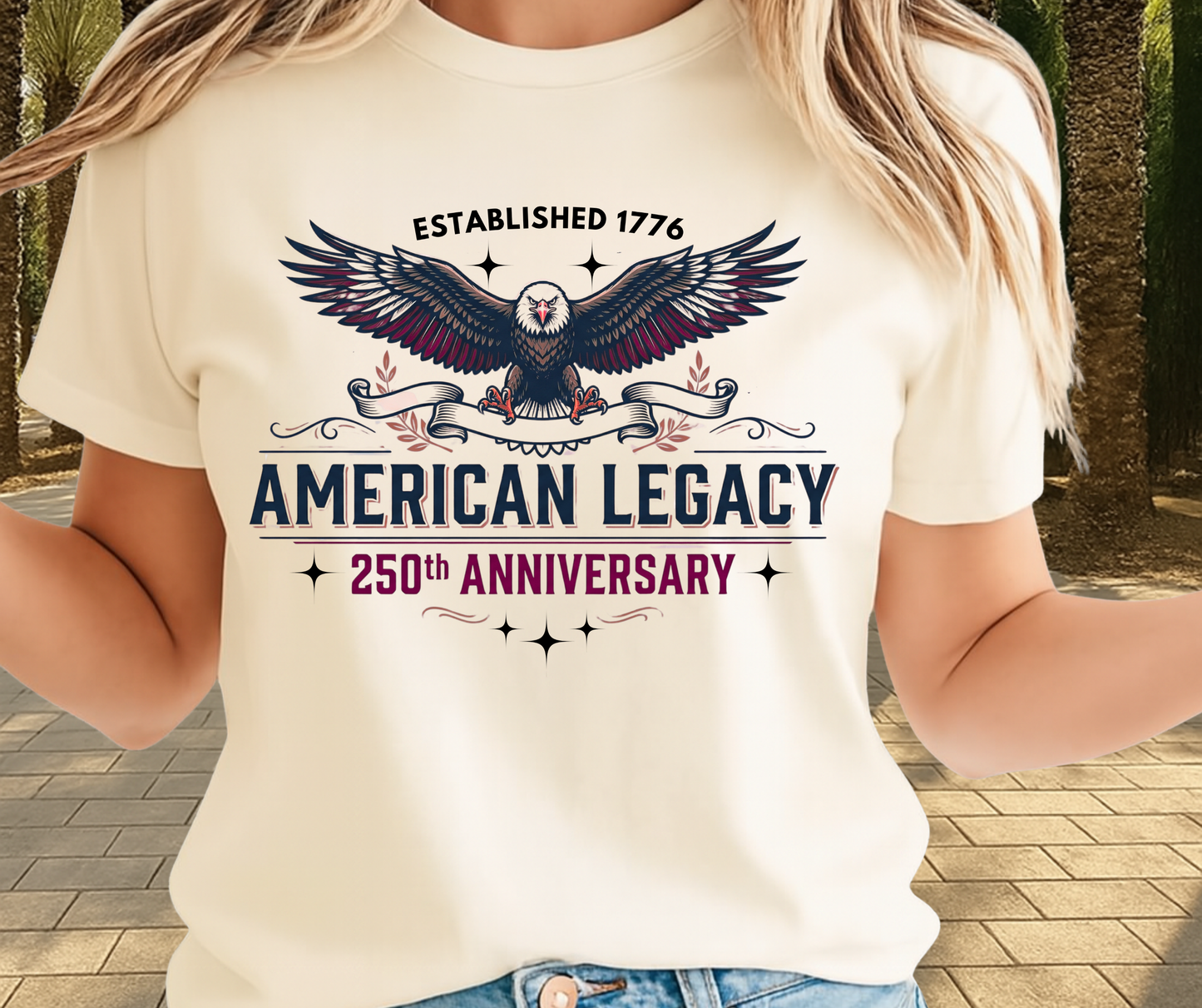 American legacy 250th Anniversary Memorial Day Graphic Tee