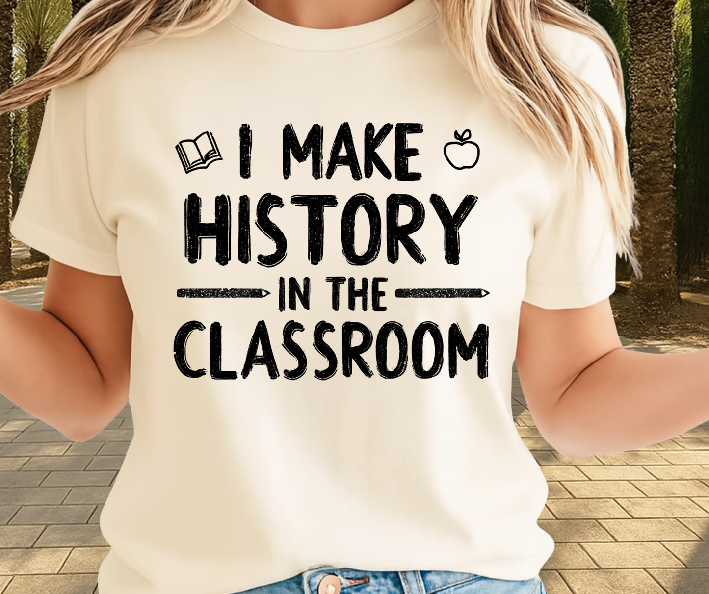 I Make History In The Classroom - African Pride Shirt