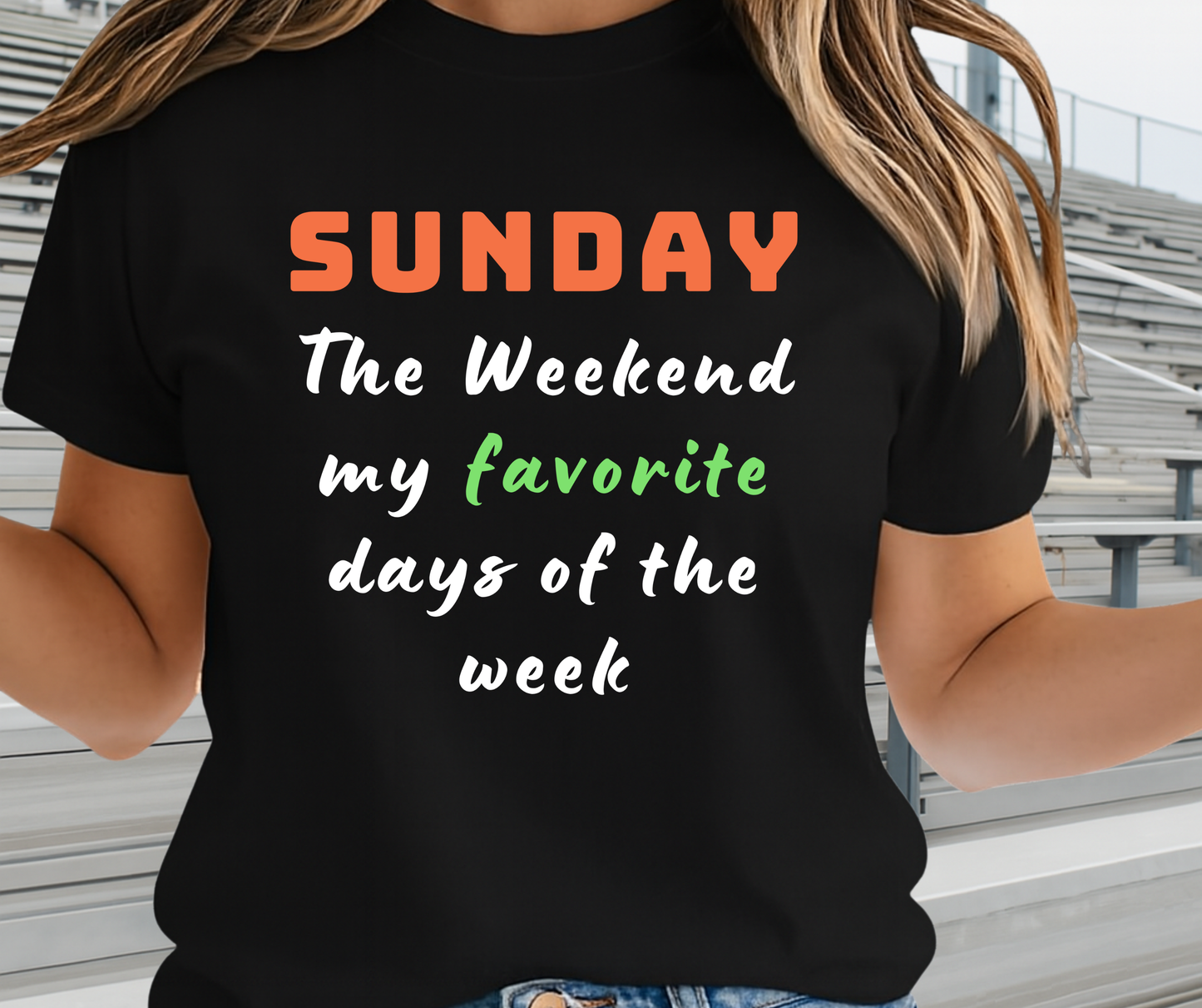 Funny Days Of Week Shirt - Funny Graphic Quirky Tee