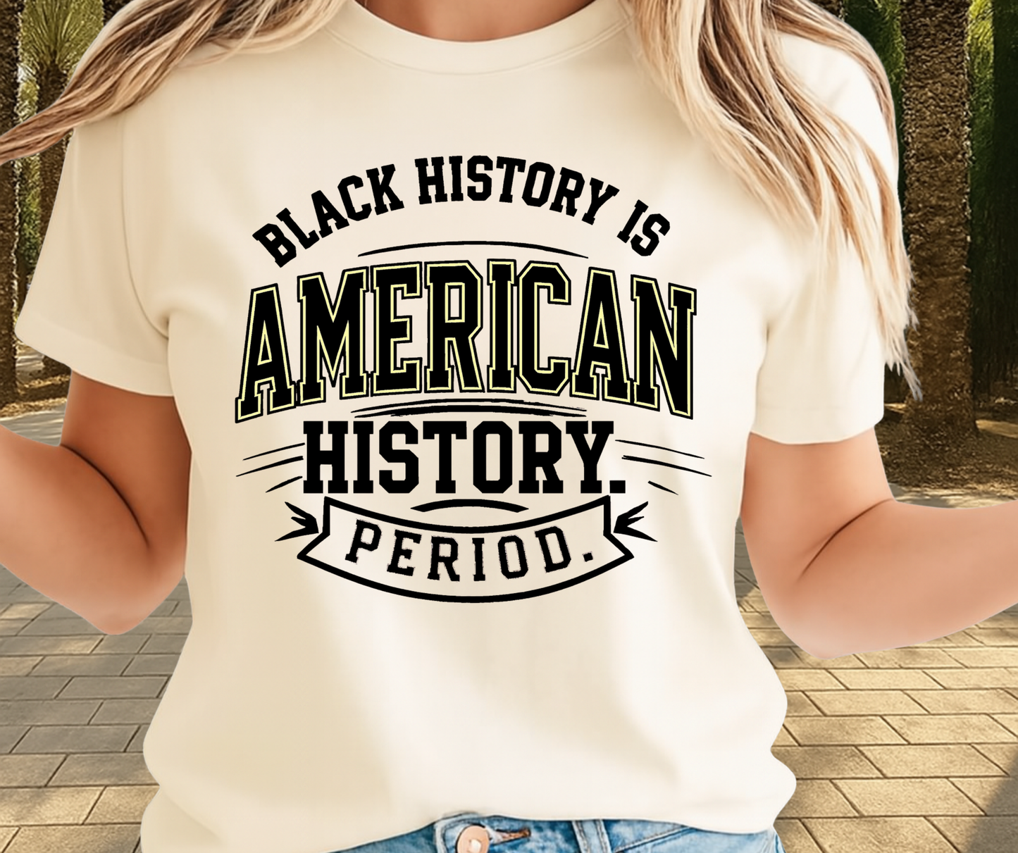 Black History Is American History Period - African Pride Shirt