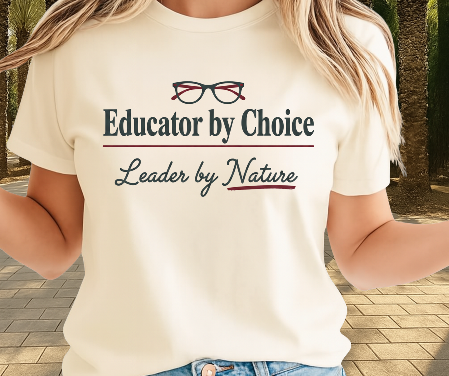 Educator By Choice Leader By Nature Graphic Tee - African Pride Shirt