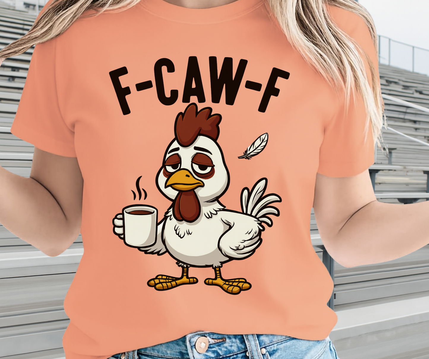 F-Caw-F Funny Goose Shirt  -  Unisex Graphic T-Shirt