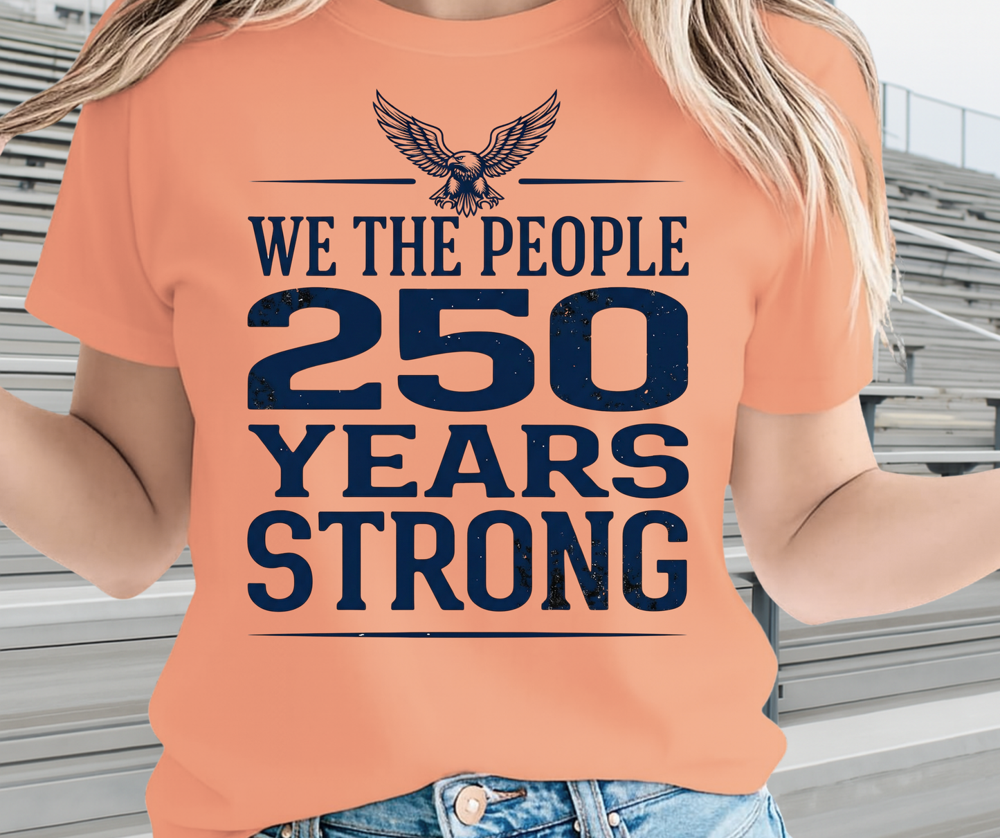 We The People 250 Years Strong -  Memorial Day Graphic Tee