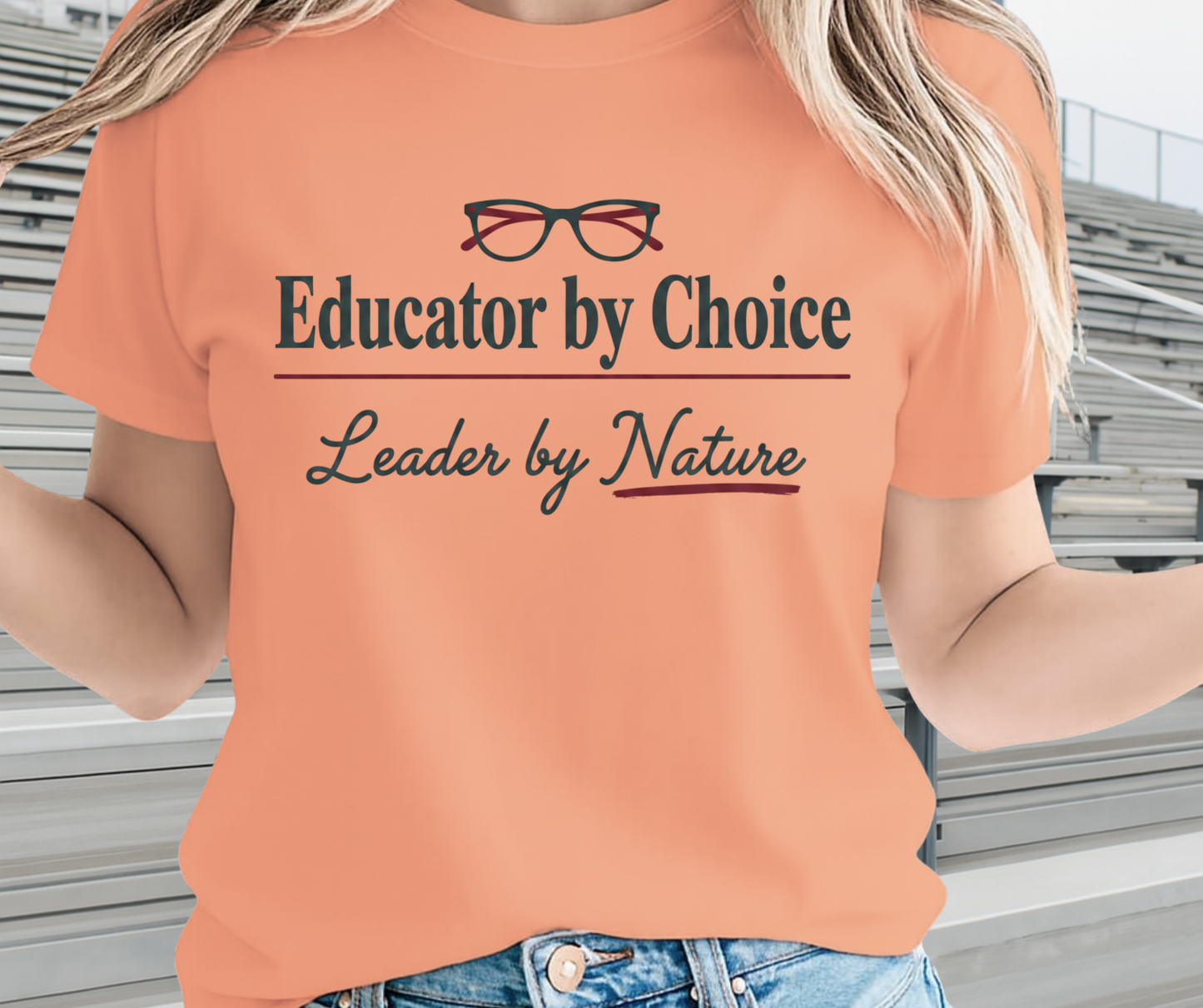 Educator By Choice Leader By Nature Graphic Tee - African Pride Shirt