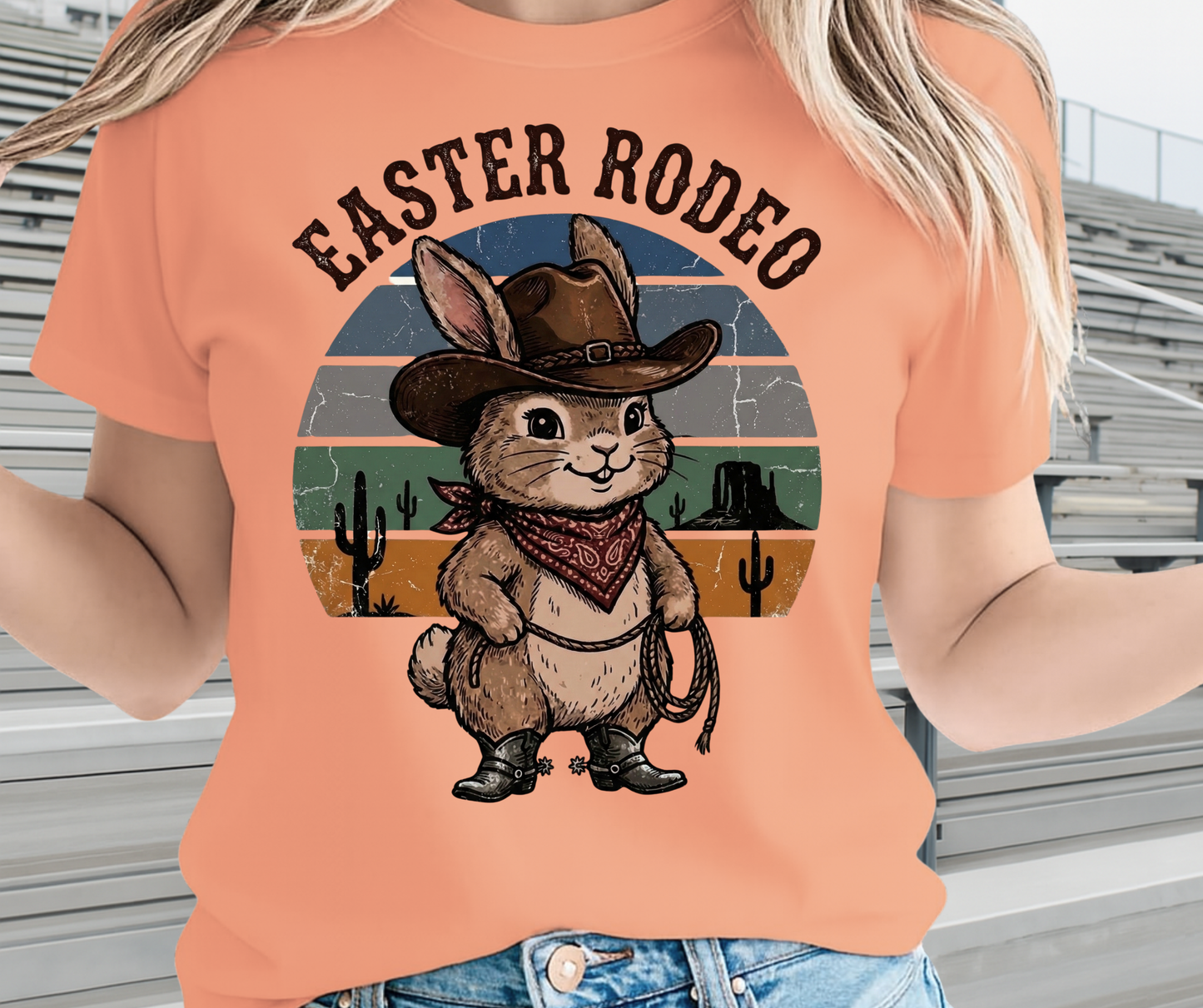 Easter Rodeo Graphic Shirt - Cute Easter Clothing